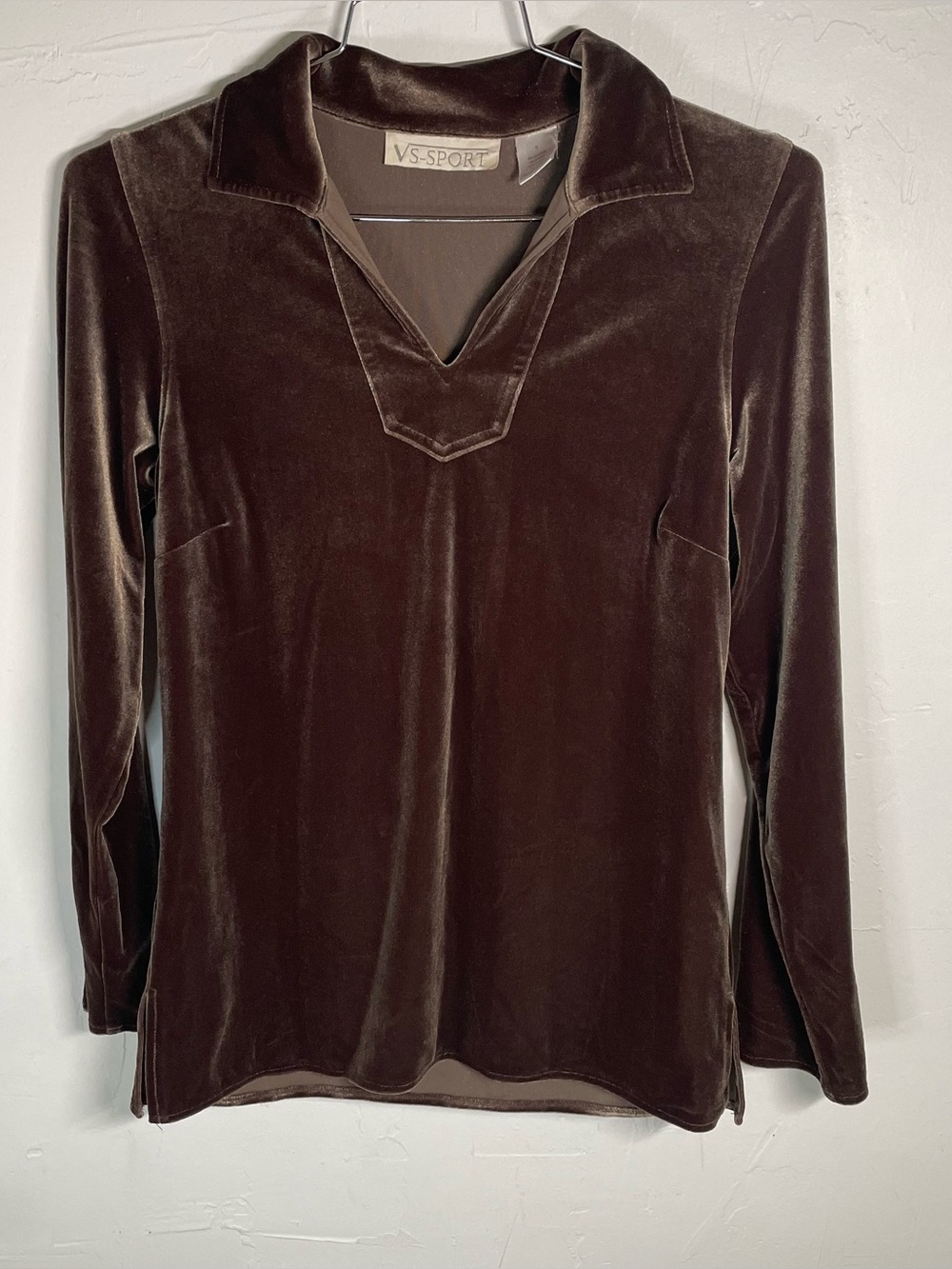 Vintage Victorias Secret VS-Sport Velvet Tunic Y2K 90s  Top